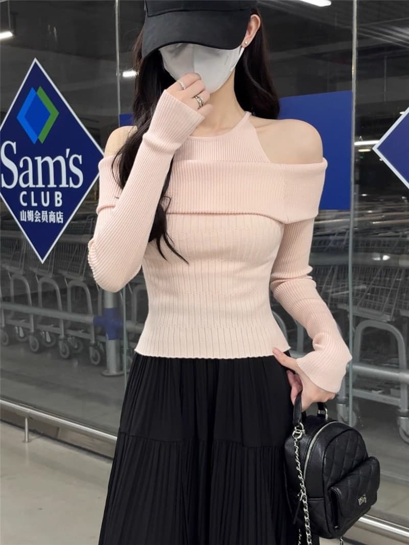 2026 한국 chic 이른 봄 디자인 센스 페이크 레이어드 몸매 가꾸기 슬림해 보이는 털 셔츠 상세 이미지 8