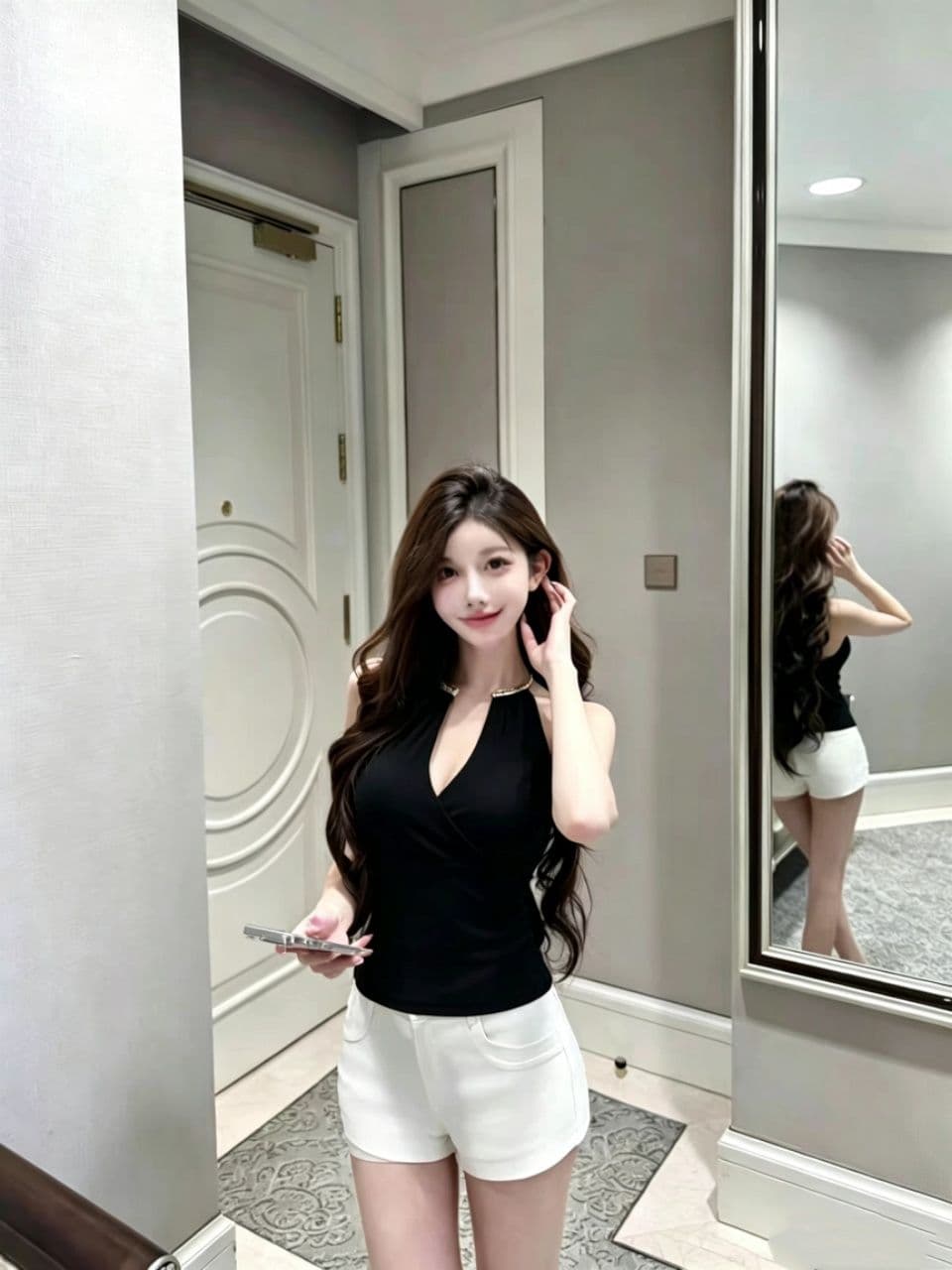 핫걸 금속 새로운 여름 슬립 아름다운 조끼 슬림해 보이는 백리스 튜브탑 몸매 가꾸기 품격 벨트 가슴 패드 의류 상세 이미지 12