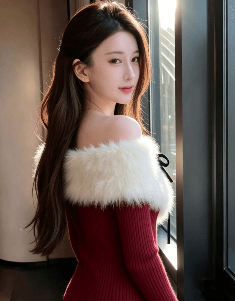 2026 가을 겨울 아름다운 자이언트 잘 생긴 패션 연령 감소 아름다운 품격 느긋한 분위기 센스 화이트 모피 패치워크 맨위 상세 이미지 2