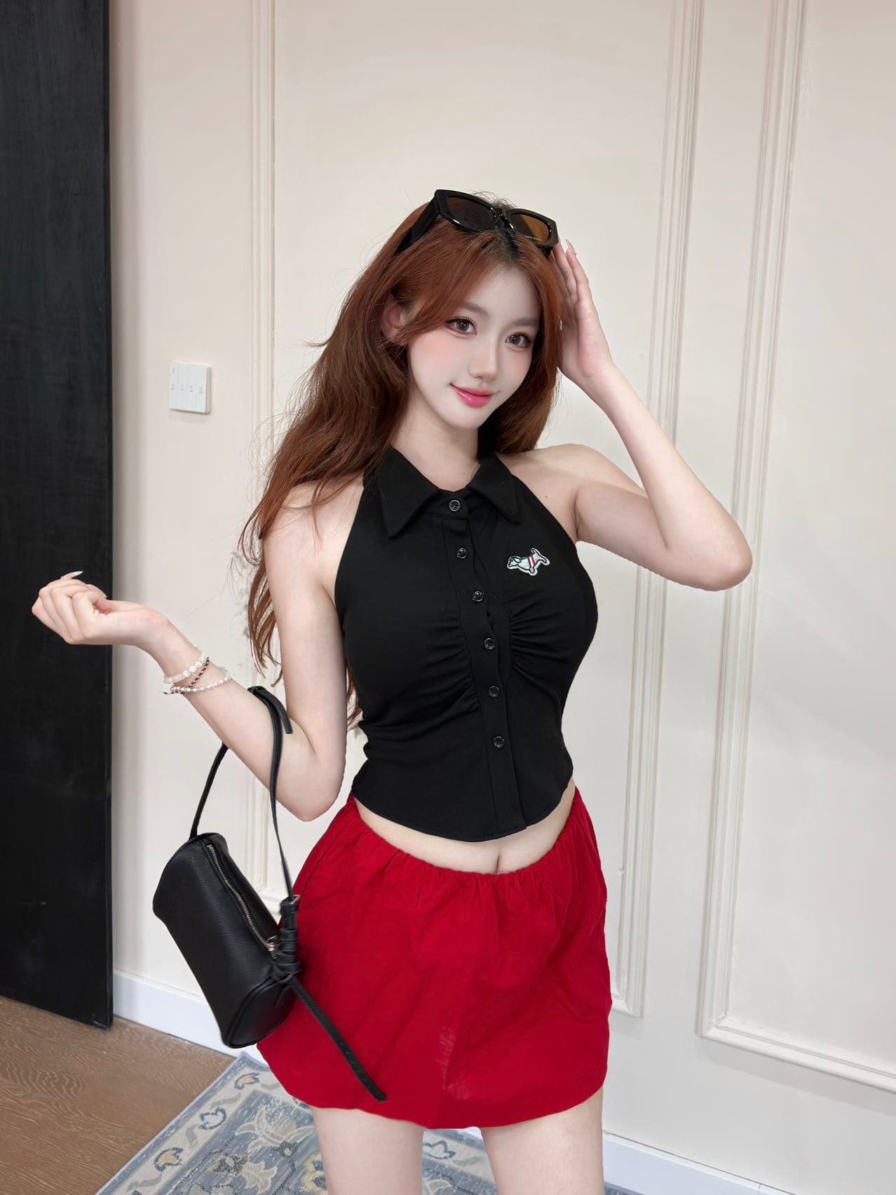 여름 새로운 순수한 욕망 바람 POLO 칼라 행침 목 스트라이프 조끼 디자인 센스 몸매 가꾸기 슬림해 보이는 다용도 맨위 상세 이미지 27