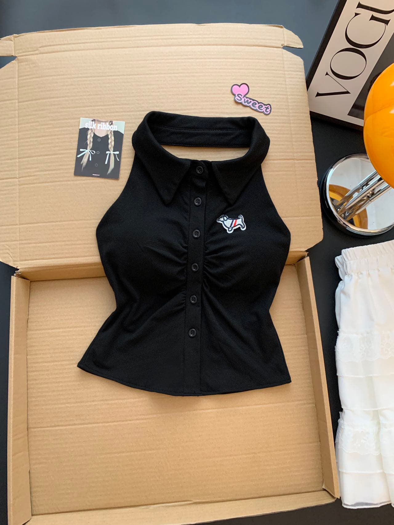 여름 새로운 순수한 욕망 바람 POLO 칼라 행침 목 스트라이프 조끼 디자인 센스 몸매 가꾸기 슬림해 보이는 다용도 맨위 상세 이미지 44