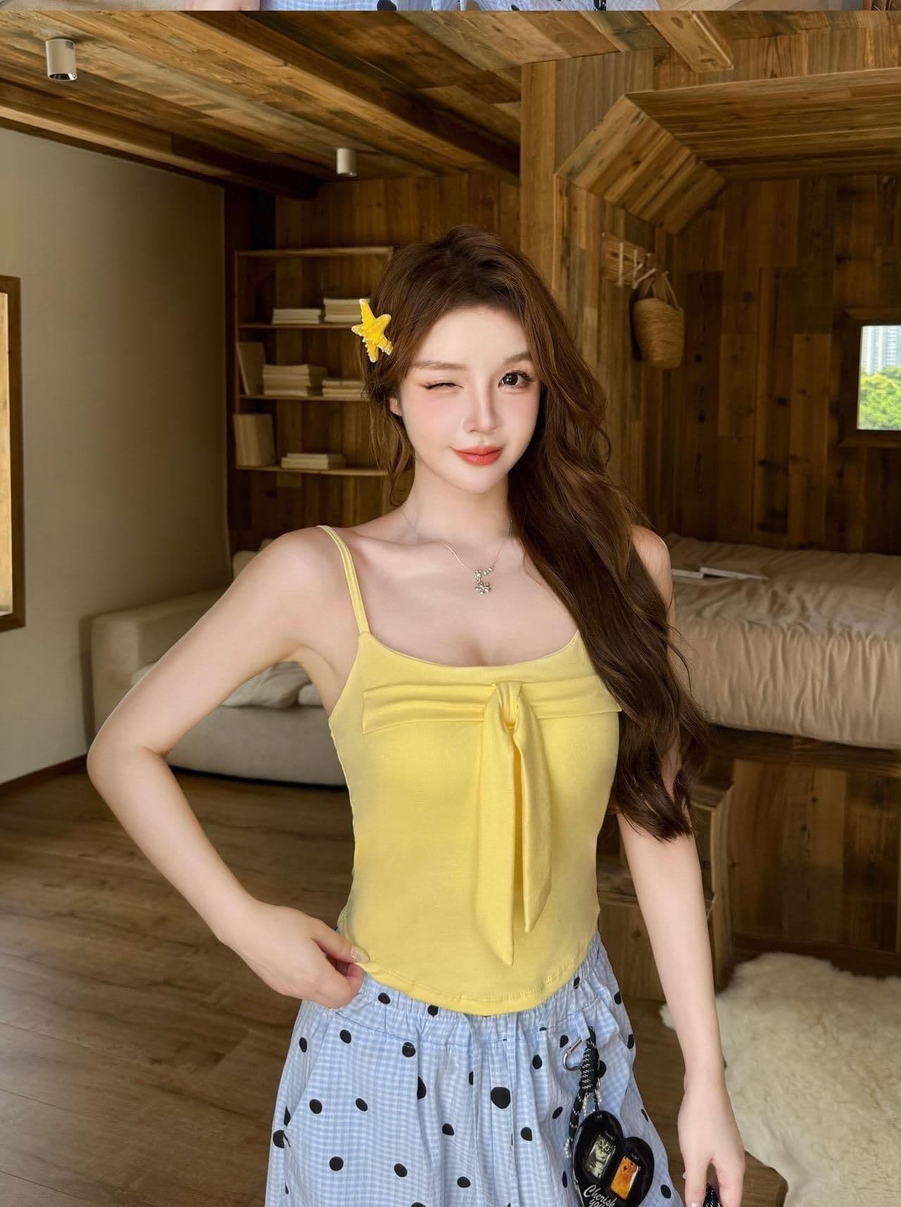 달콤함 소녀 바람 활력 분위기 센스 부드러운 연령 감소 미니멀리즘 디자인 센스 나만의 것을 가져와 라. 가슴 패드 3 차원 나비 매듭 슬립 상세 이미지 31