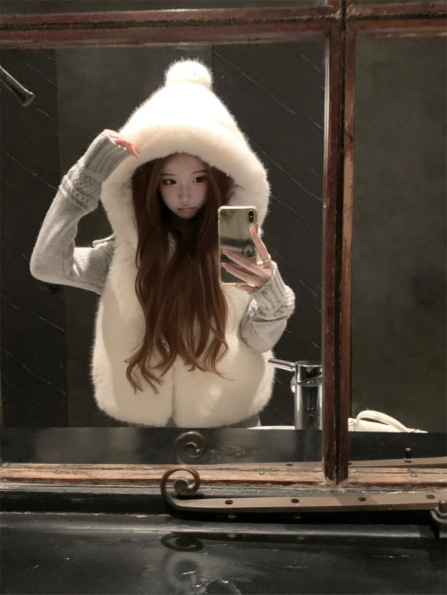 작은 키 한 부서 느긋한 바람 회색 니트 원피스 아이들 가을 겨울 새로운 스웨터 세트 타이트 스커트 투피스 세트 상세 이미지 24