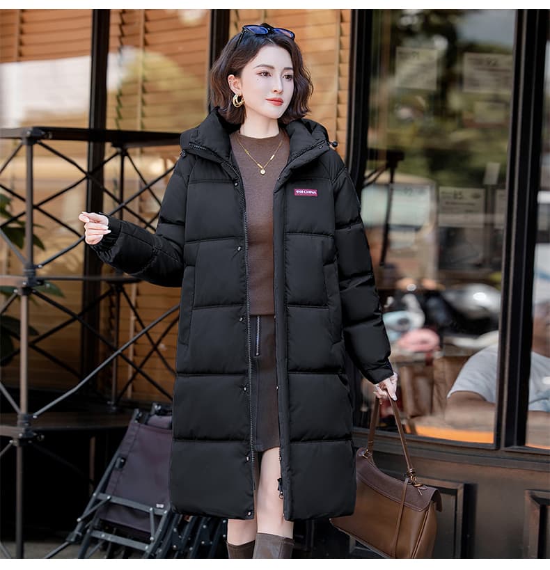 빅 사이즈 여성 의류 겨울 2026 새로운 면 의류 재킷 중 섹션 디자인 센스 패션 다용도 루즈핏 면 의류 상세 이미지 19