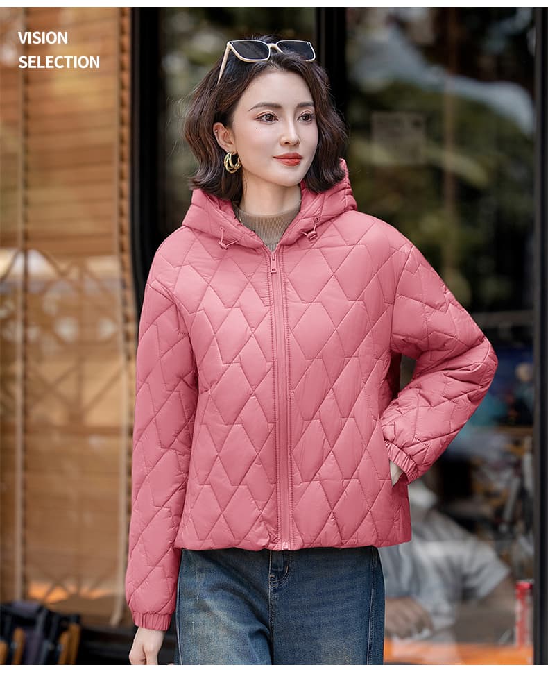 실사 빅 사이즈 면 의류 통통한 여동생 겨울 새로운 한국 스타일 루즈핏 두꺼운 패딩 재킷 작은 키 면 옷 상세 이미지 12