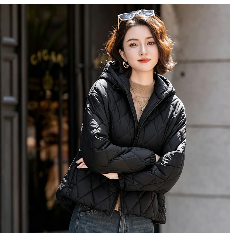 실사 빅 사이즈 면 의류 통통한 여동생 겨울 새로운 한국 스타일 루즈핏 두꺼운 패딩 재킷 작은 키 면 옷 상세 이미지 20