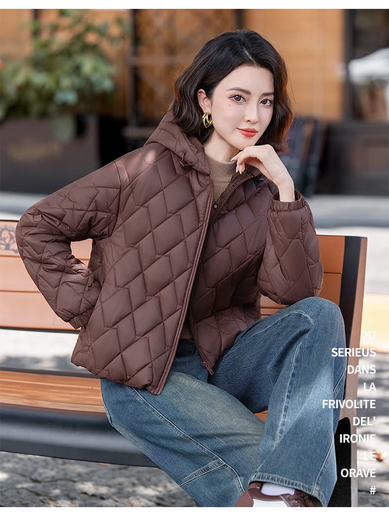 실사 빅 사이즈 면 의류 통통한 여동생 겨울 새로운 한국 스타일 루즈핏 두꺼운 패딩 재킷 작은 키 면 옷 상세 이미지 30