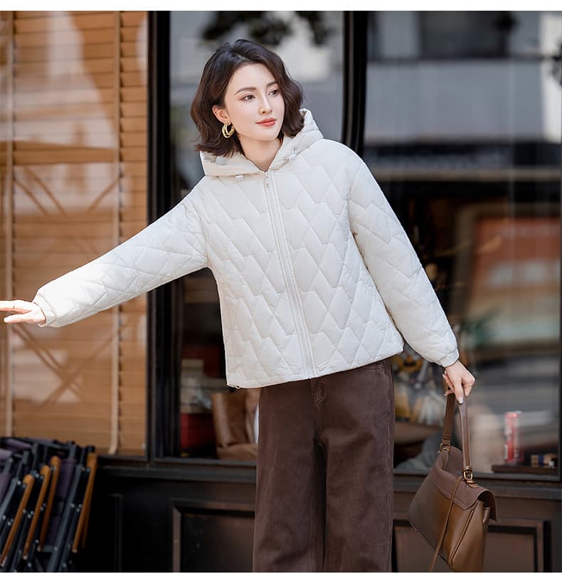 실사 빅 사이즈 면 의류 통통한 여동생 겨울 새로운 한국 스타일 루즈핏 두꺼운 패딩 재킷 작은 키 면 옷 상세 이미지 33