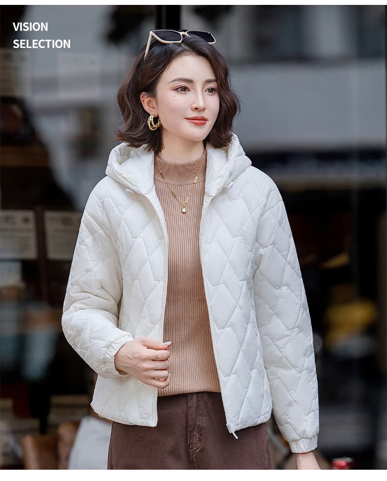 실사 빅 사이즈 면 의류 통통한 여동생 겨울 새로운 한국 스타일 루즈핏 두꺼운 패딩 재킷 작은 키 면 옷 상세 이미지 36