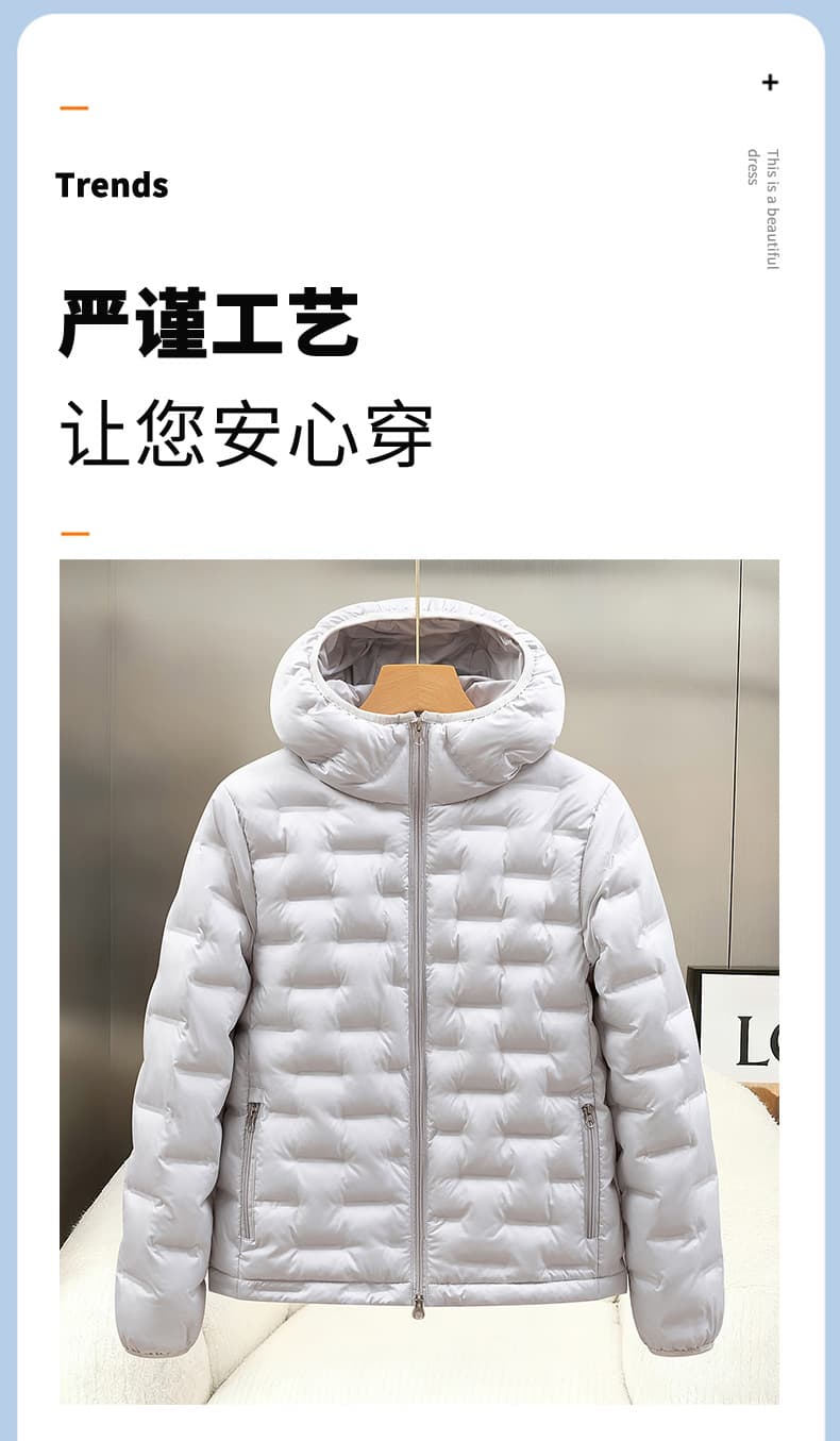 실사 빅 사이즈 면 의류 통통한 여동생 겨울 새로운 한국 스타일 루즈핏 두꺼운 패딩 재킷 작은 키 면 옷 상세 이미지 3