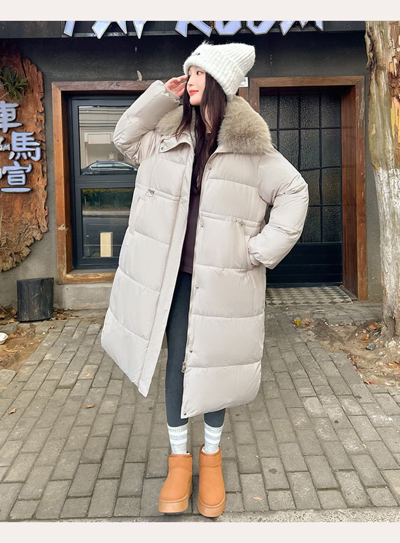 빅 사이즈 여성 의류 겨울 2026 새로운 면 의류 재킷 중 섹션 디자인 센스 패션 다용도 루즈핏 면 의류 상세 이미지 14