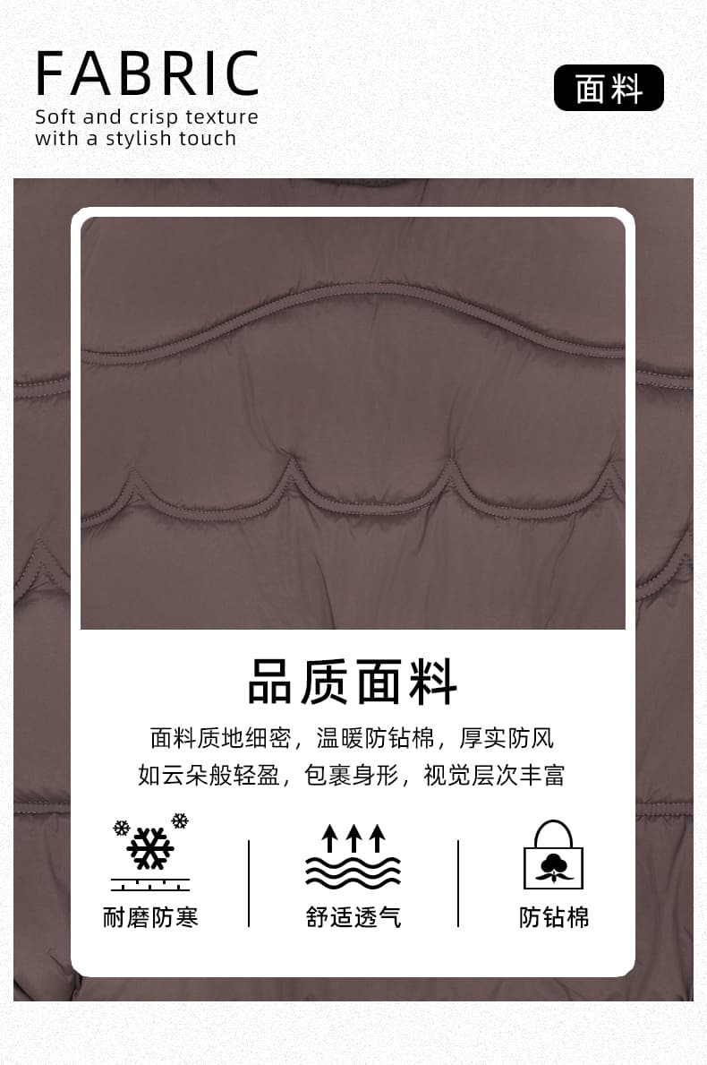 면 베스트 여성 코트 가을 겨울 2026 새로운 패션 쇼트 스타일 외출용 두꺼운 스탠드 칼라 민소매 조끼 조끼 상세 이미지 7