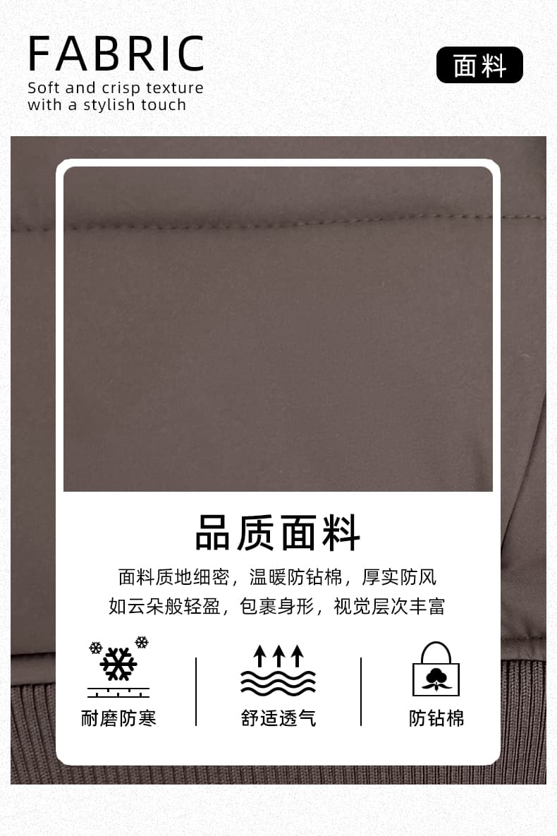 실사 빅 사이즈 면 의류 통통한 여동생 겨울 새로운 한국 스타일 루즈핏 두꺼운 패딩 재킷 작은 키 면 옷 상세 이미지 7