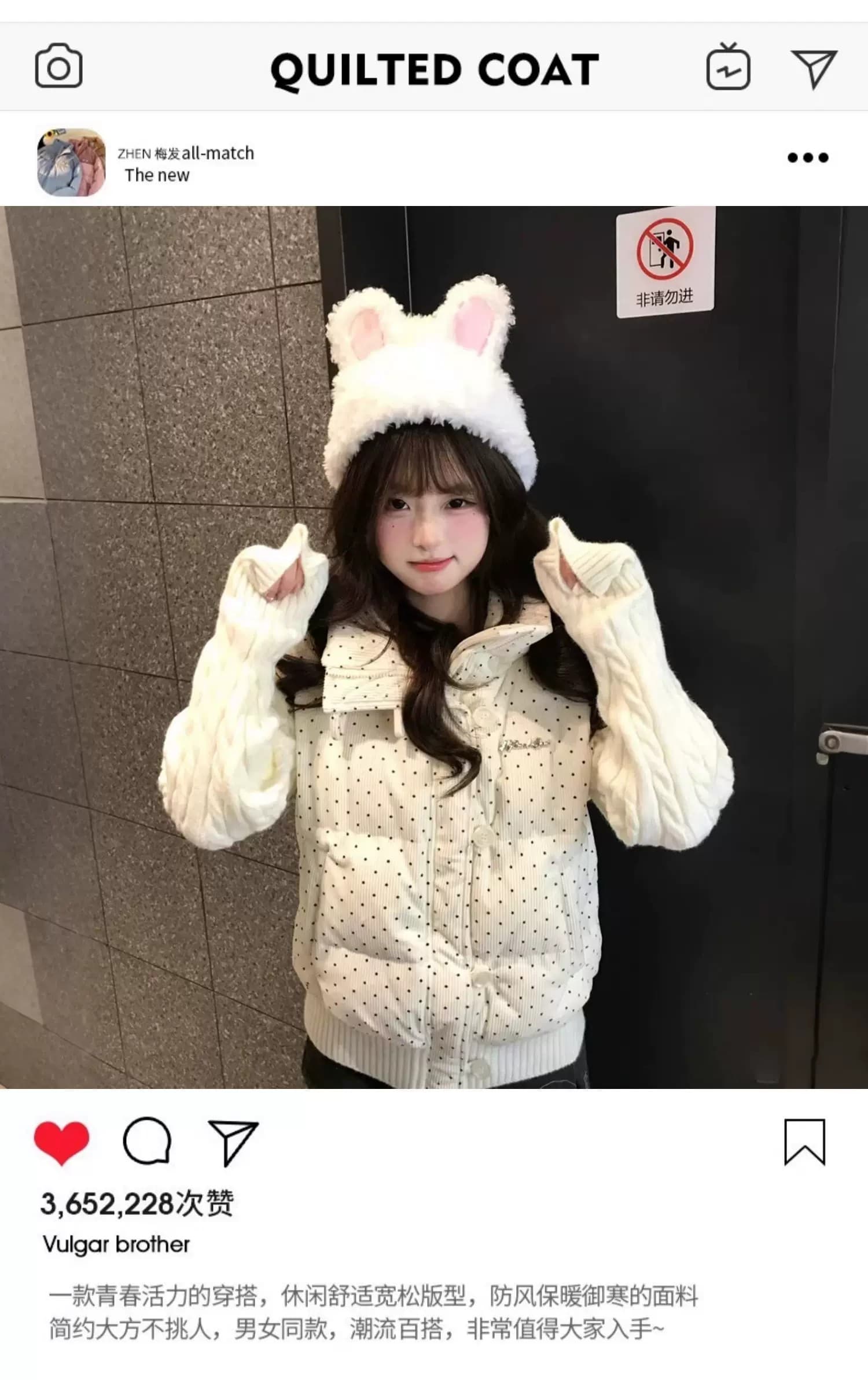 실사 빅 사이즈 면 의류 통통한 여동생 겨울 새로운 한국 스타일 루즈핏 두꺼운 패딩 재킷 작은 키 면 옷 상세 이미지 7