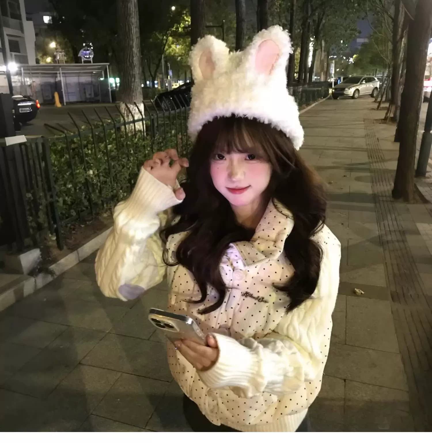 실사 빅 사이즈 면 의류 통통한 여동생 겨울 새로운 한국 스타일 루즈핏 두꺼운 패딩 재킷 작은 키 면 옷 상세 이미지 12