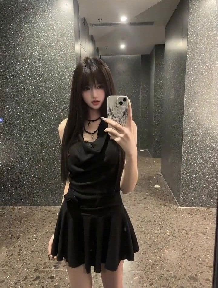 페이크 레이어드 슬립 행침 목 레이스 드레스 아이들 2026 여름 새로운 품격 순수한 욕망 핫걸 허리 수축 미니 스커트 상세 이미지 8