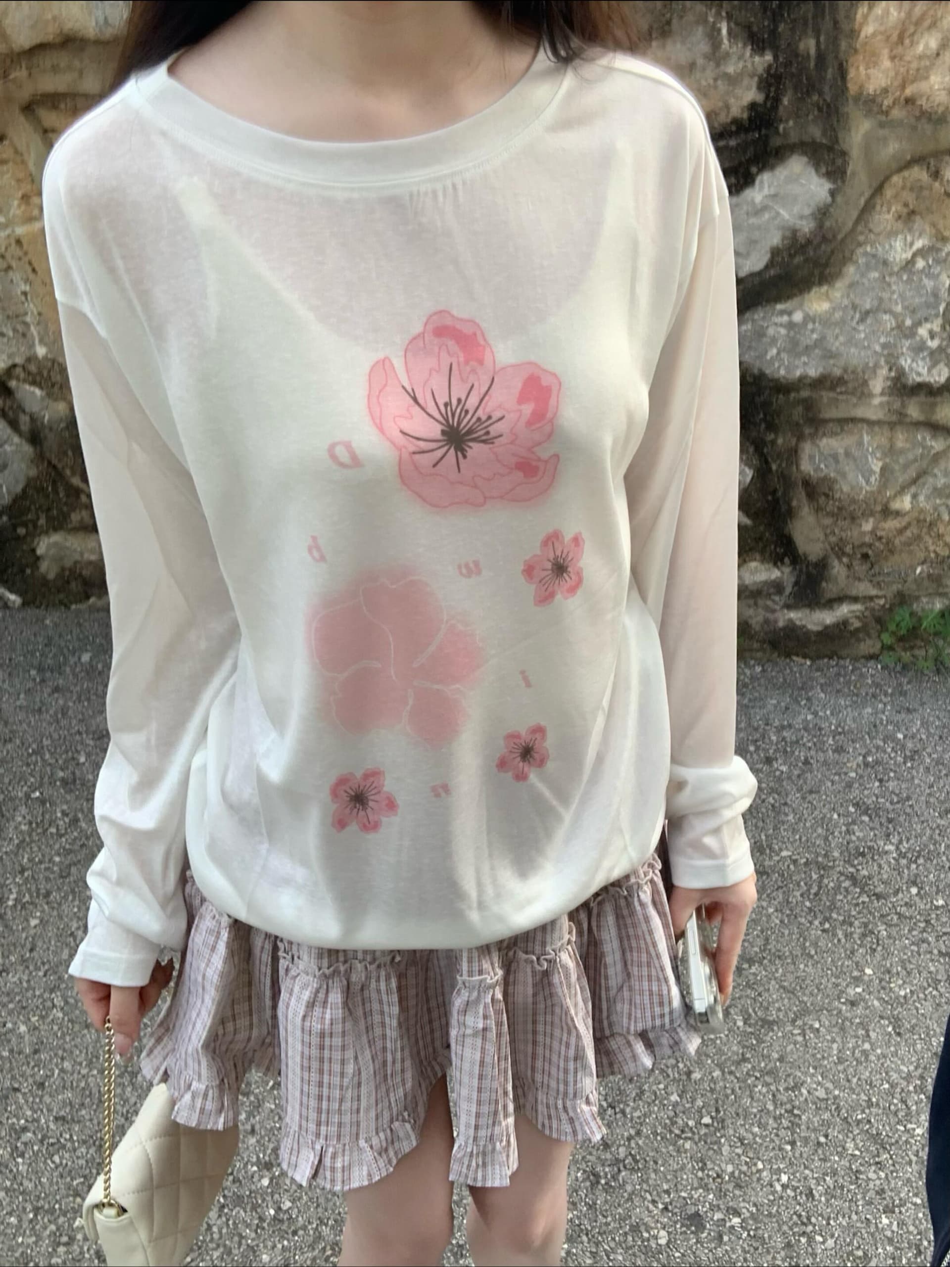 높은 품질 180 그램 아마 눈꽃 자외선 차단 기본 셔츠 블라우스 통기성 상세 이미지 4