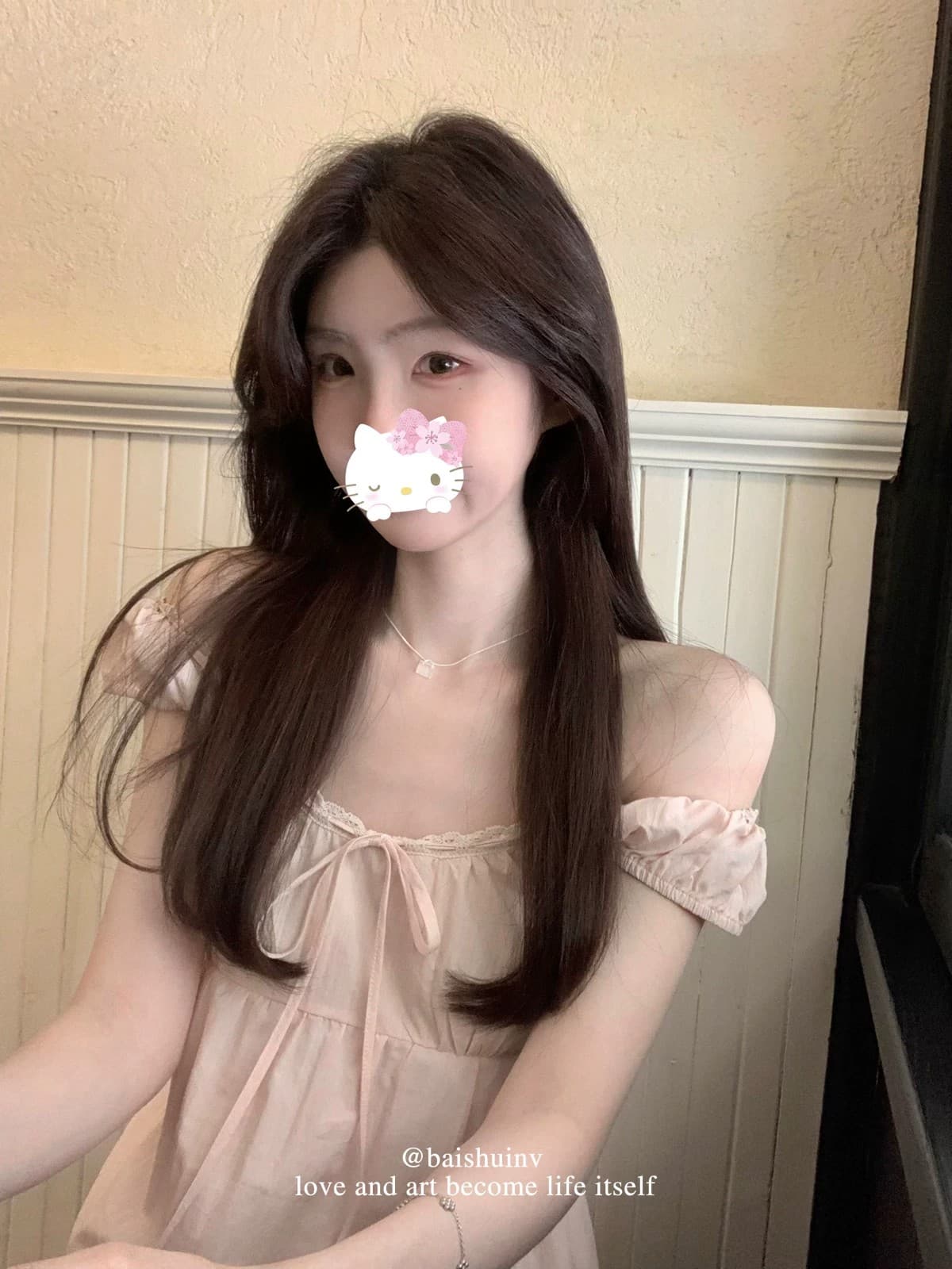오프숄더 시폰 셔츠 여성 여름 디자인 센스 작은 대중 프랑스식 품격 루즈핏 맨위 상세 이미지 27