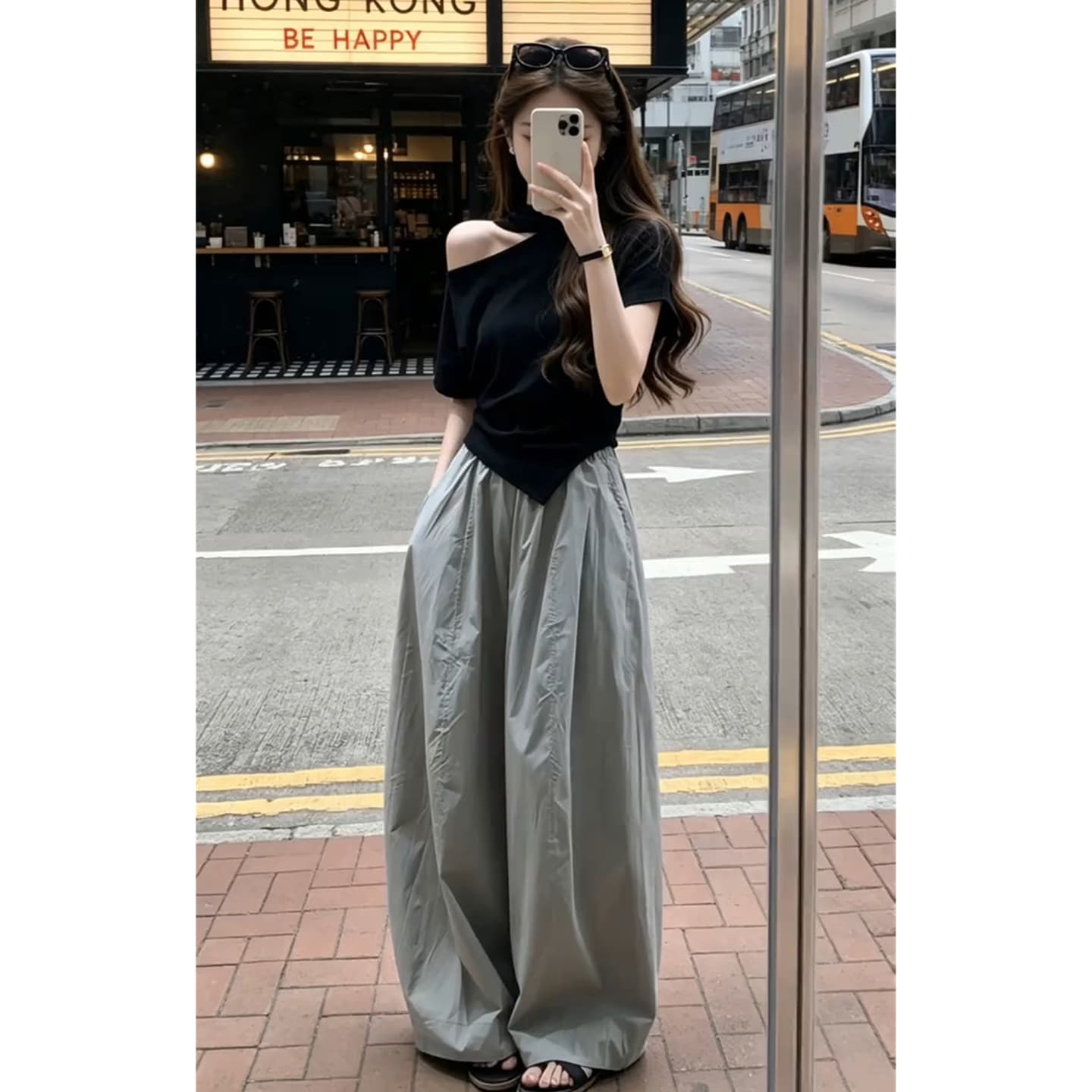 한 부서 전체 집합 ootd 착용 가져 가라. 드레스 아이들 여름 2026 새로운 셔츠 반신 롱 스커트 투피스 슈트 이미지 3