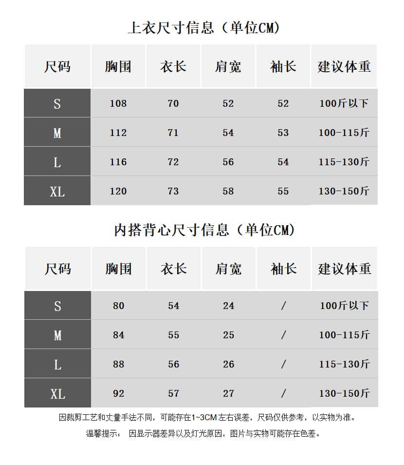 화이트 느긋한 바람 긴팔 두 조각 여성 세트 여름 루즈핏 느슨함 센스 빅 사이즈 자외선 차단 블라우스 투피스 조끼 상세 이미지 1