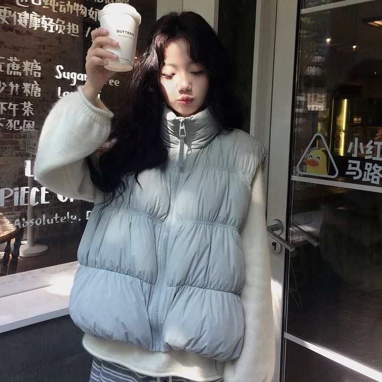 2026 새로운 umoumo 우 버섯 부드러운 다용도 트위스트 꽃 모직물 패치워크 후드 모피 칼라 허리 수축 아래 면화 의류
