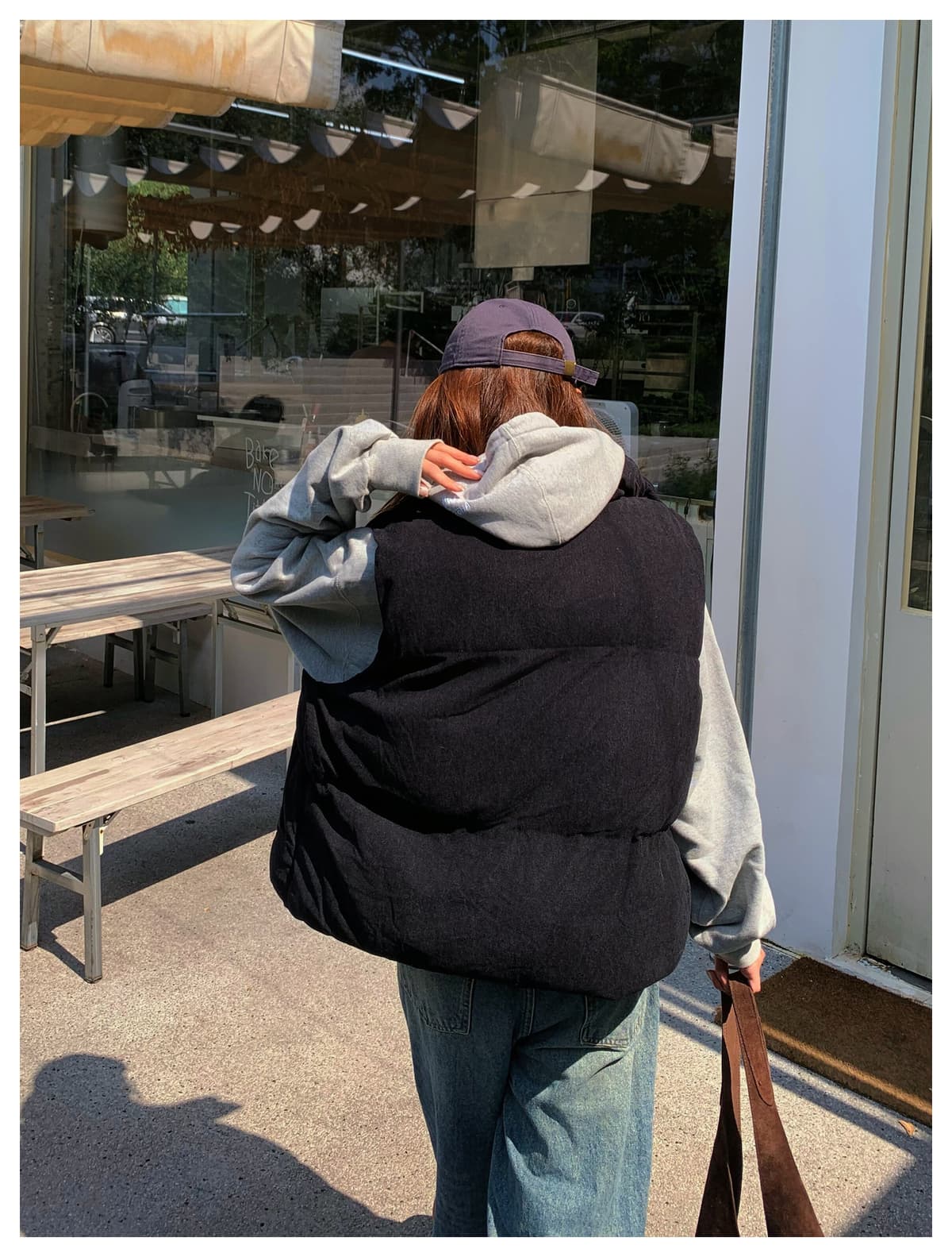 가을 겨울 새로운 다운 조끼 여자 외출용 니트 두꺼운 보온 조끼 작은 키 패션 조끼 재킷 상세 이미지 29