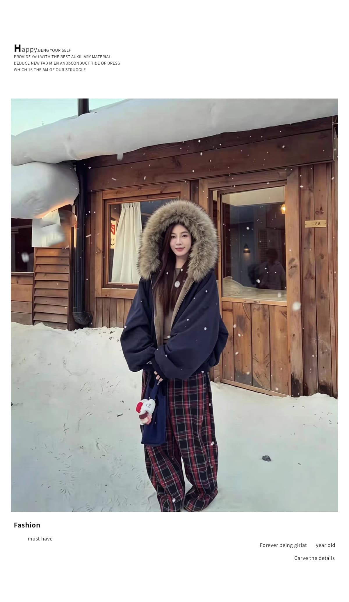 2026 겨울 새로운 큰 모피 칼라 양면 착용 한 부서 여성 짧은 Parker 서비스 루즈핏 느긋한 센스 모피 면 의류 재킷 상세 이미지 12