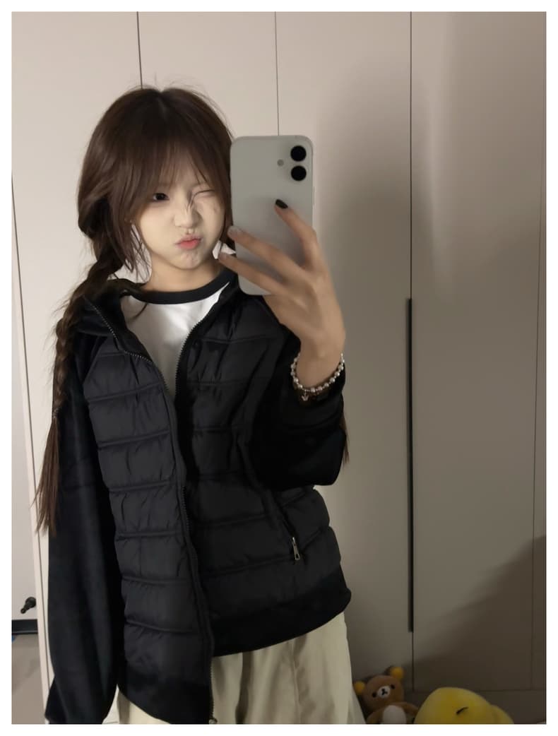 다용도 그레이트 과소 평가 얇은 갈비 살 면 의류 소녀 달콤함 2026 년 가을 겨울 새로운 면 옷 목화 진딧물 재킷 상세 이미지 19
