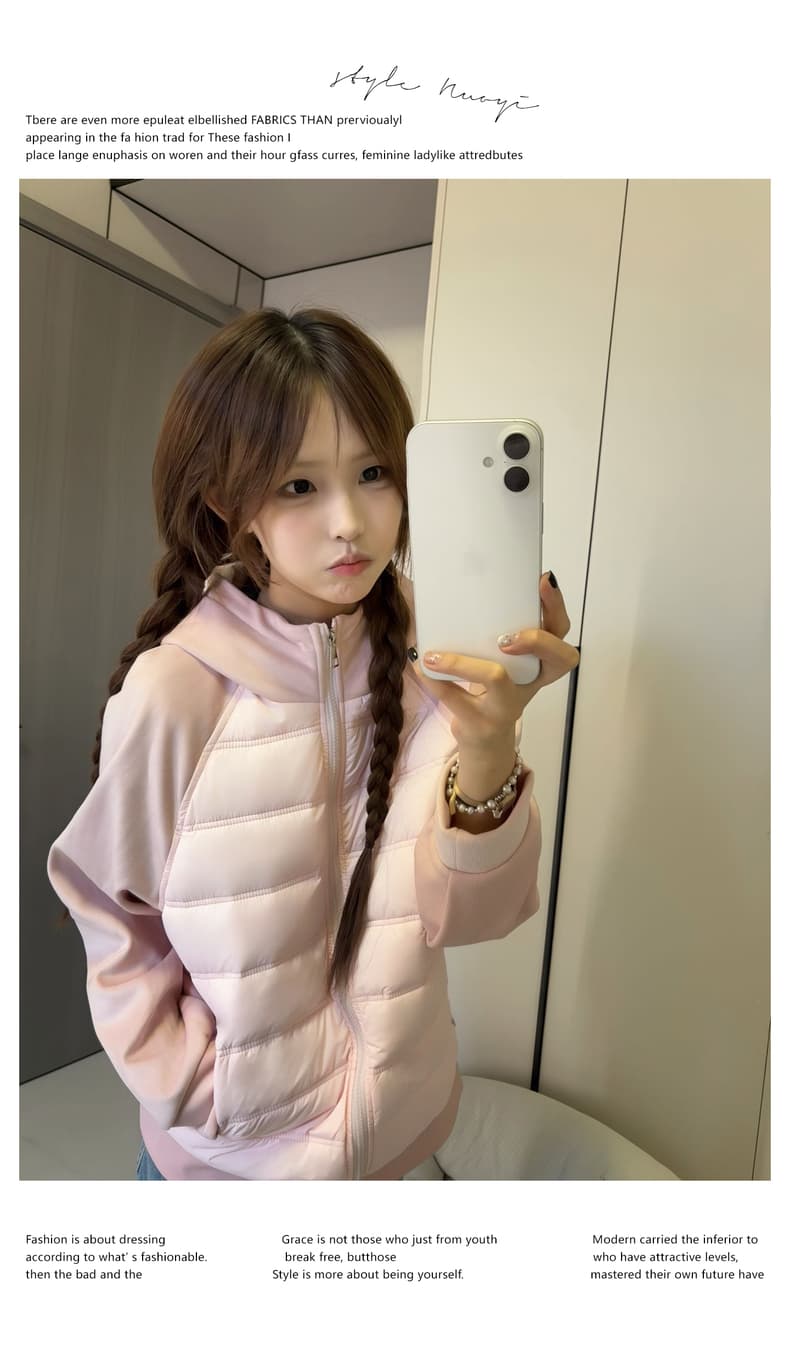 다용도 그레이트 과소 평가 얇은 갈비 살 면 의류 소녀 달콤함 2026 년 가을 겨울 새로운 면 옷 목화 진딧물 재킷 상세 이미지 27
