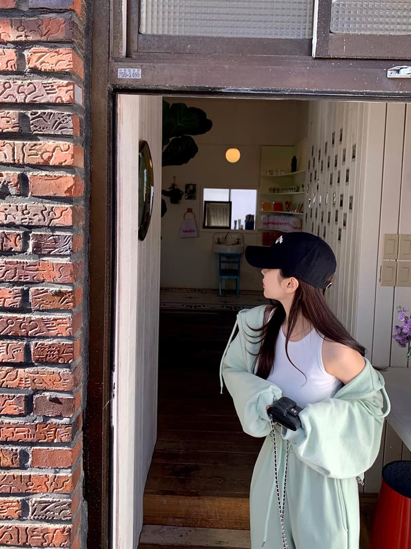 한국 chic 가을 작은 대중 품격 후드 긴팔 쇼트 스타일 후드티 하이웨이스트 레이스업 다용도 넓은 다리 캐주얼 바지 상세 이미지 3
