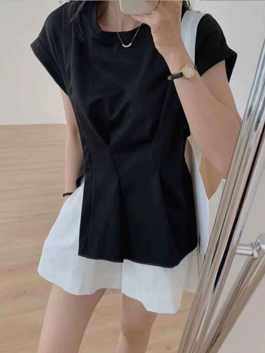 한 부서 캐주얼 다용도 트임 풀오버 맨위 이미지 4