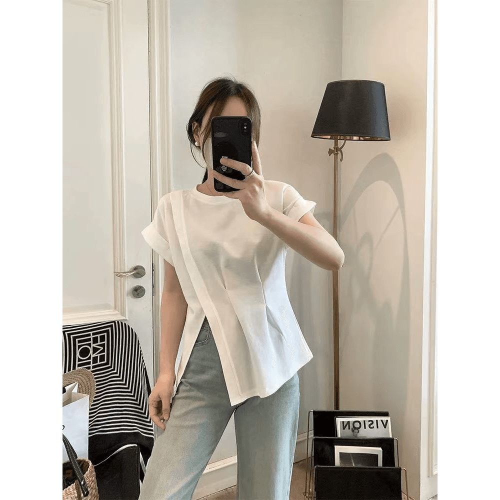 한 부서 캐주얼 다용도 트임 풀오버 맨위 이미지 5