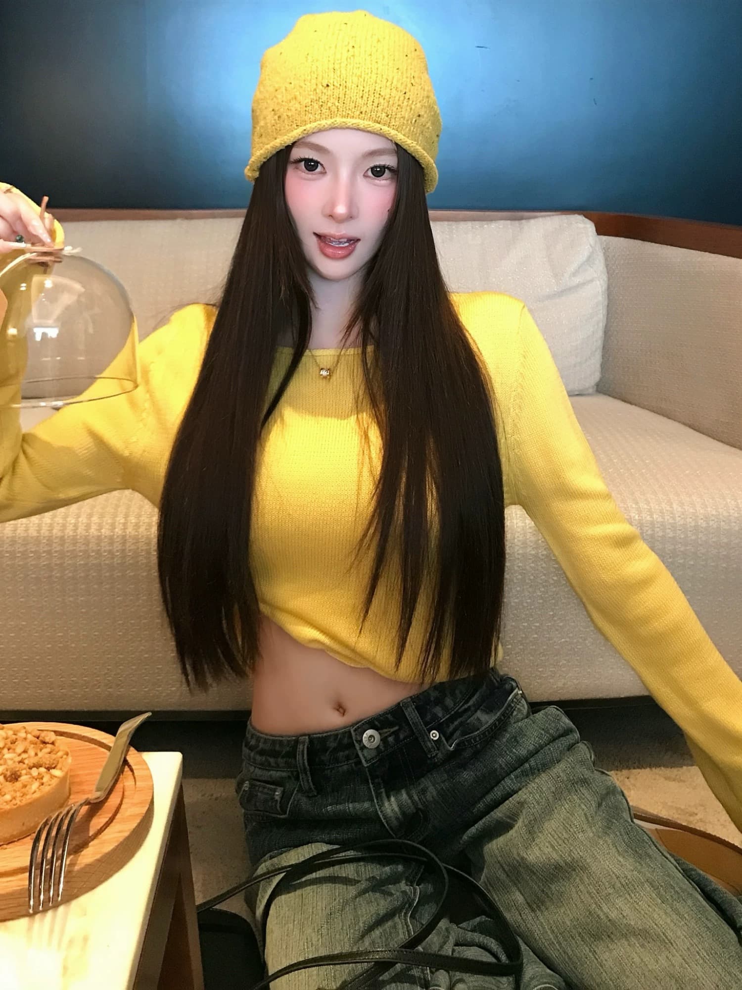 단색 느긋한 바람 긴팔 여성 이른 가을 새로운 2026 프랑스식 느슨함 센스 몸매 가꾸기 슬림해 보이는 재킷 이슬 뼈의 맨위 이미지 3