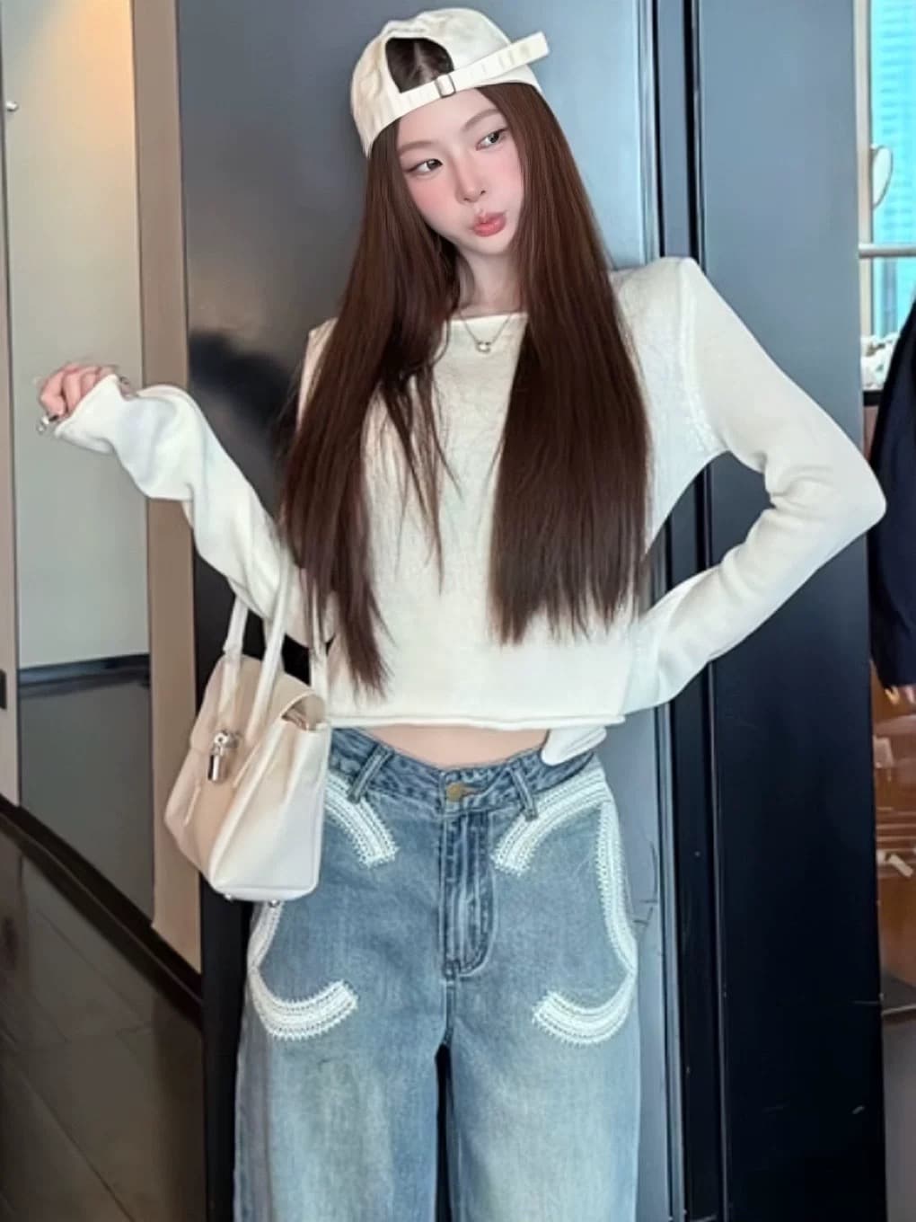 단색 느긋한 바람 긴팔 여성 이른 가을 새로운 2026 프랑스식 느슨함 센스 몸매 가꾸기 슬림해 보이는 재킷 이슬 뼈의 맨위 상세 이미지 15