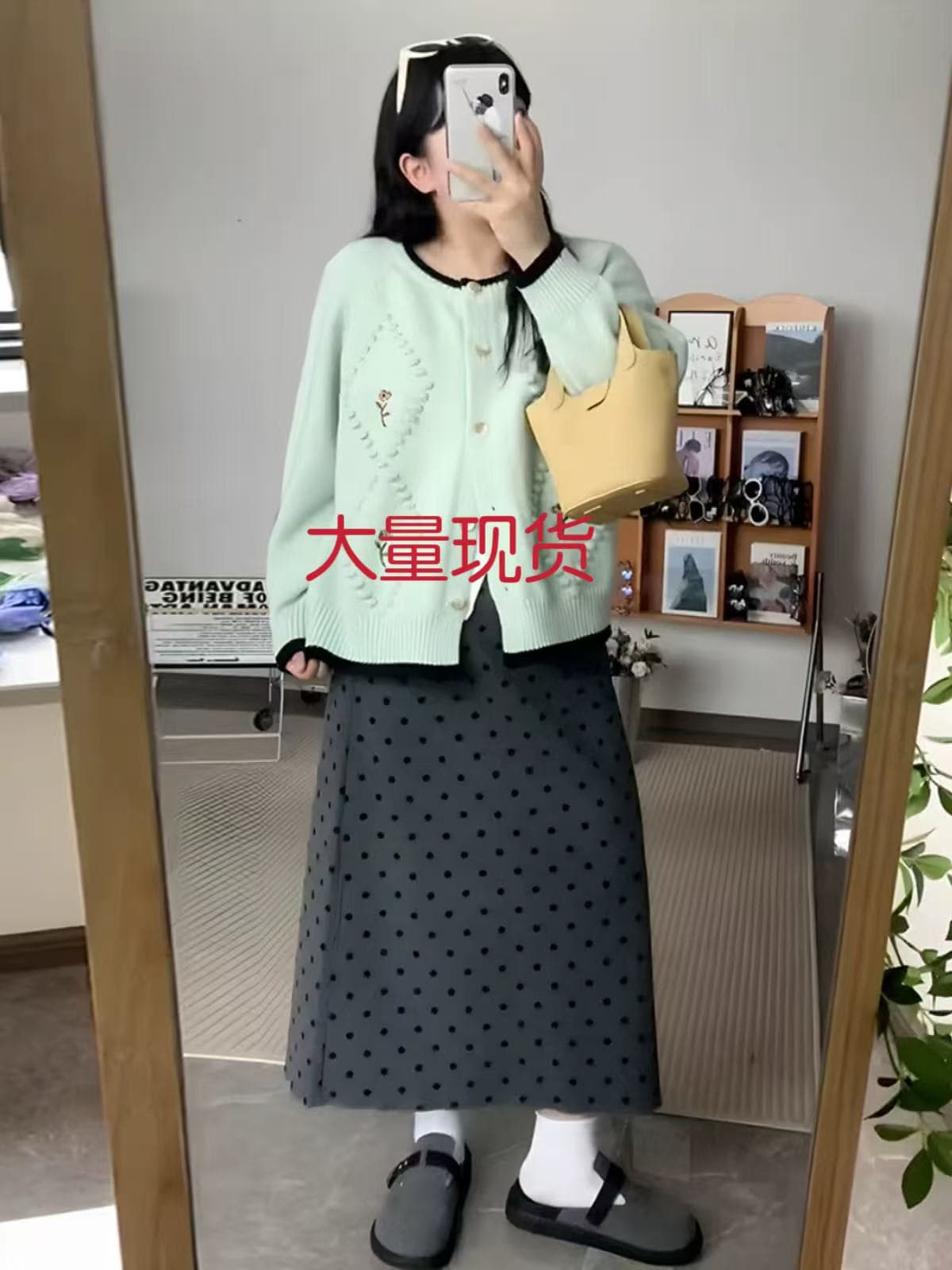 빅 사이즈 한 부서 다용도 자카드 작은 샤넬 스타일 니트 오픈 가디건 이른 가을 새로운 마이크로 지방 mm 슬림해 보이는 스웨터 코트 맨위