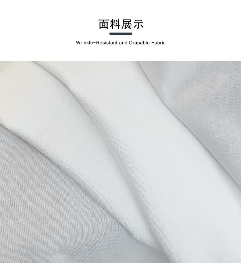 26 실사 여름 새로운 단색 루즈핏 빅 사이즈 레이스업 라운드 넥 반팔 여성 셔츠 다용도 싱글 줄 버튼 면 맨위 상세 이미지 7