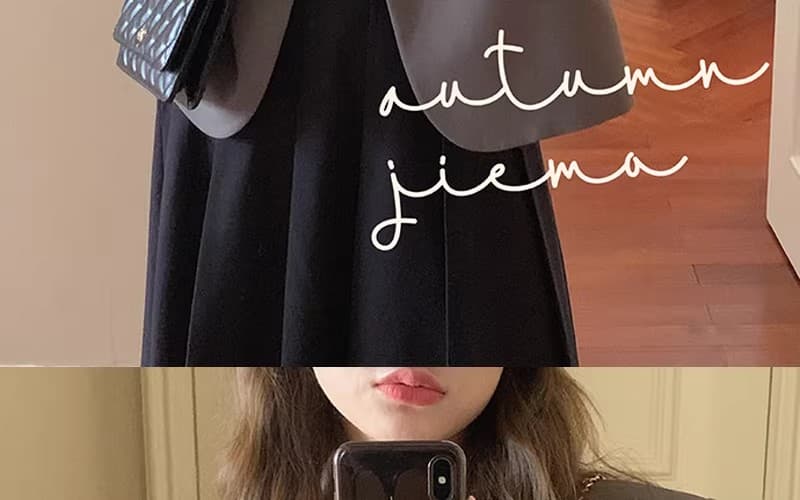 고급 디자인 센스 작은 양복 여성 코트 봄 가을 새로운 작은 키 루즈핏 캐주얼 정장 쇼트 스타일 다용도 폭발 상세 이미지 7