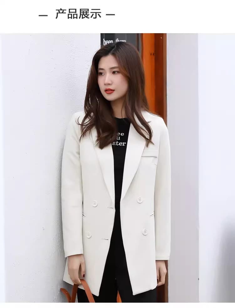 정장 여성 코트 작은 키 2026 봄 가을 고급 센스 한국 스타일 패션 캐주얼 정장 상세 이미지 18