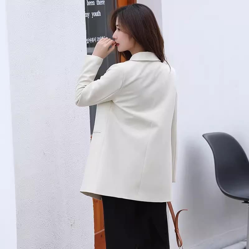 정장 여성 코트 작은 키 2026 봄 가을 고급 센스 한국 스타일 패션 캐주얼 정장 상세 이미지 28