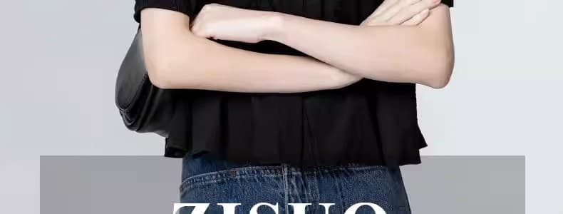 검정색 오프숄더 반팔 여성 셔츠 여름 2025 새로운 프랑스식 디자인 센스 프릴 셔츠 인형 셔츠 짧은 맨위 상세 이미지 3
