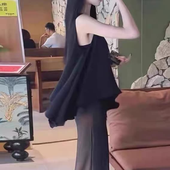 재고 있음 프랑스식 우아함 루즈핏 인형 셔츠 여름 디자인 센스 불규칙 제비꼬리 조끼 화이트 맨위 아름다운 작은 셔츠 상세 이미지 4