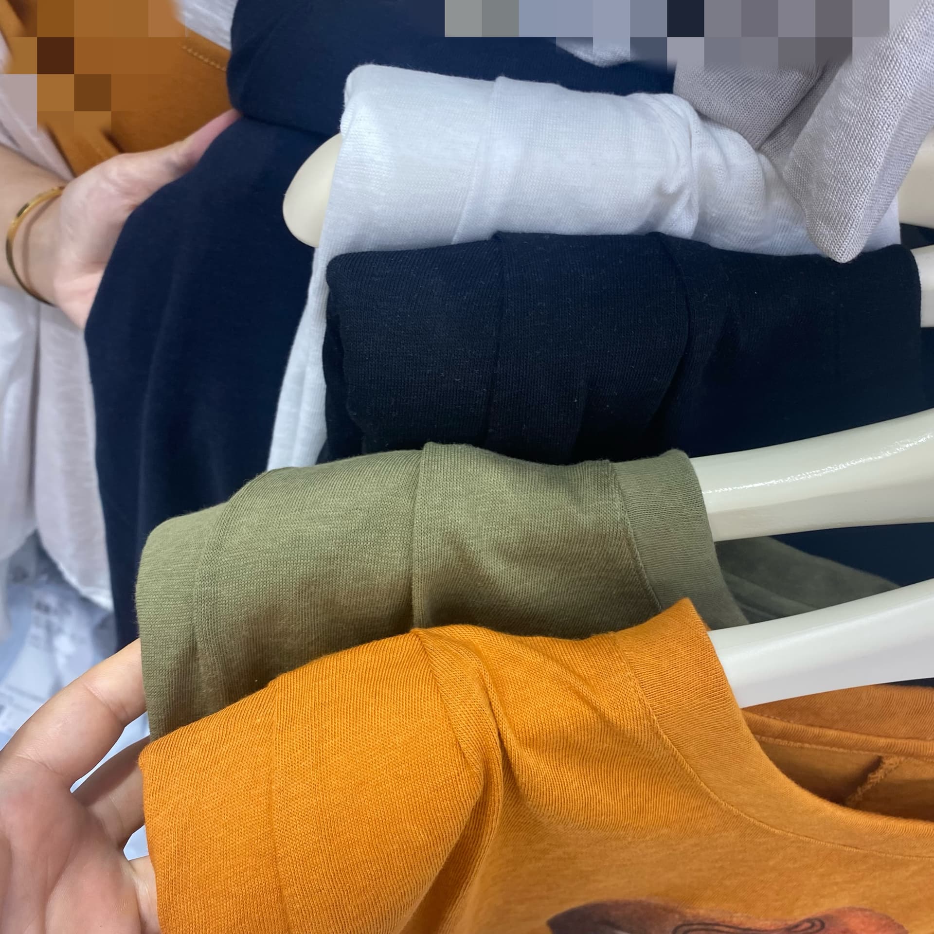 재고 있음 여름 새로운 한국 스타일 패션 다용도 뒤로 펌프 로프 만화 프린트 반팔 티셔츠 사전 어깨 유럽 상품 맨위 상세 이미지 3