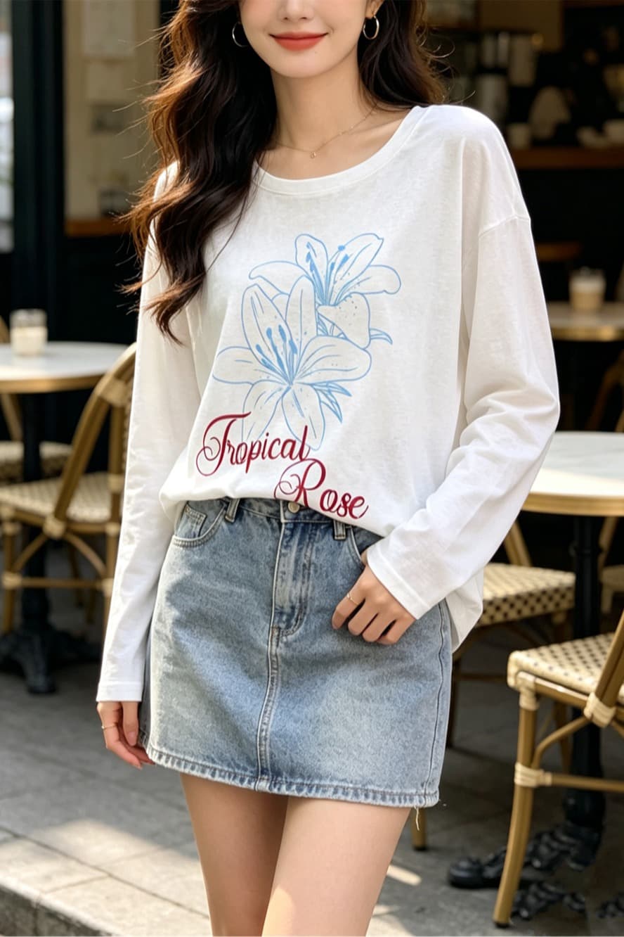 실사 있음 선적 자외선 차단 블라우스 여성 여름 새로운 긴팔 티셔츠 루즈핏 디자인 센스 chic 한 첨부 된 의류 여성 이미지 6