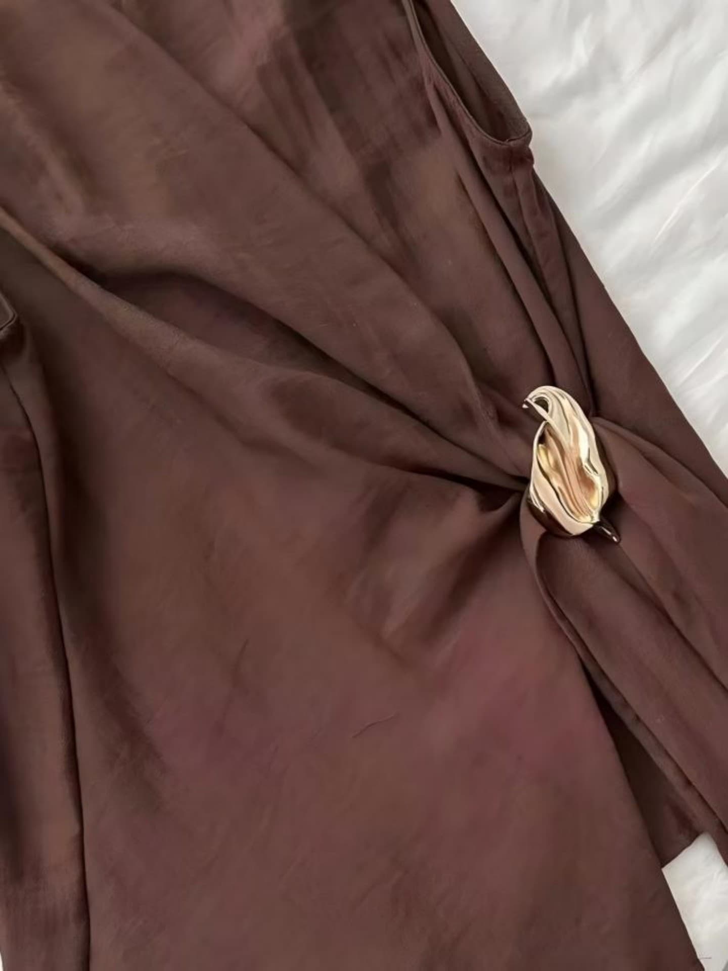 실사 행침 목 맨위 여성 여름 새로운 디자인 센스 작은 대중 민소매 슬림해 보이는 캐미솔 긴 바지 투피스 세트 상세 이미지 10