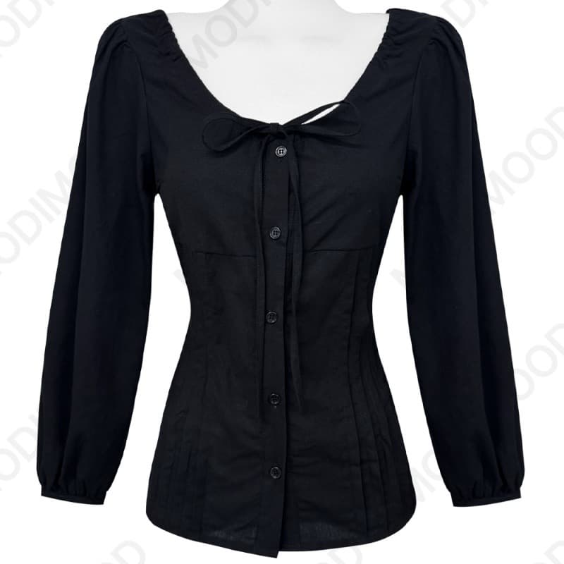 있음 밖으로 한국어 프랑스식 달콤함 작은 키 여성 셔츠 가을 몸매 가꾸기 슬림해 보이는 맨위 상세 이미지 8
