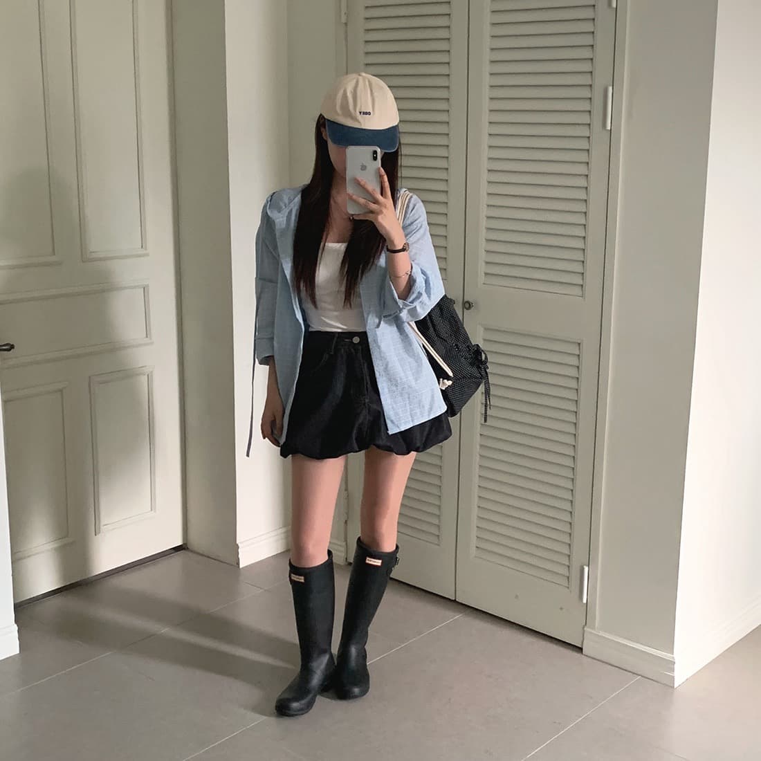 한국 chic 이른 가을 새로운 얇은 스타일 자외선 차단 학원 레트로 체크무늬 느슨함 센스 후드 셔츠 상세 이미지 12