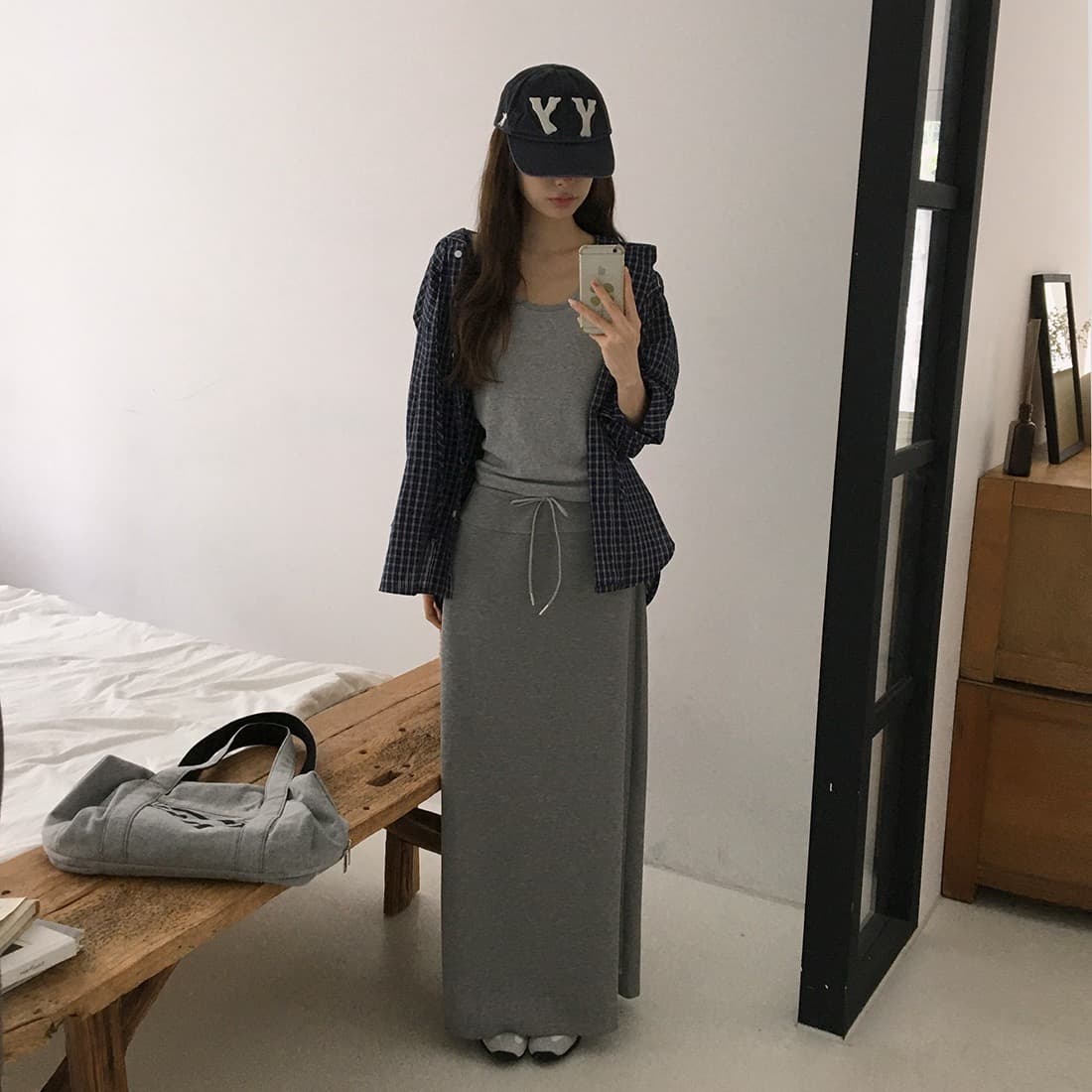한국 chic 이른 가을 새로운 얇은 스타일 자외선 차단 학원 레트로 체크무늬 느슨함 센스 후드 셔츠 상세 이미지 40