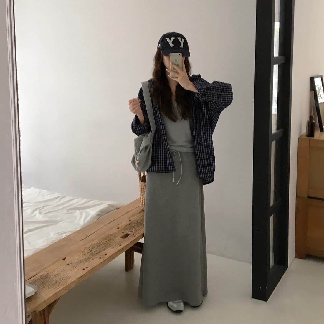한국 chic 이른 가을 새로운 얇은 스타일 자외선 차단 학원 레트로 체크무늬 느슨함 센스 후드 셔츠 상세 이미지 41