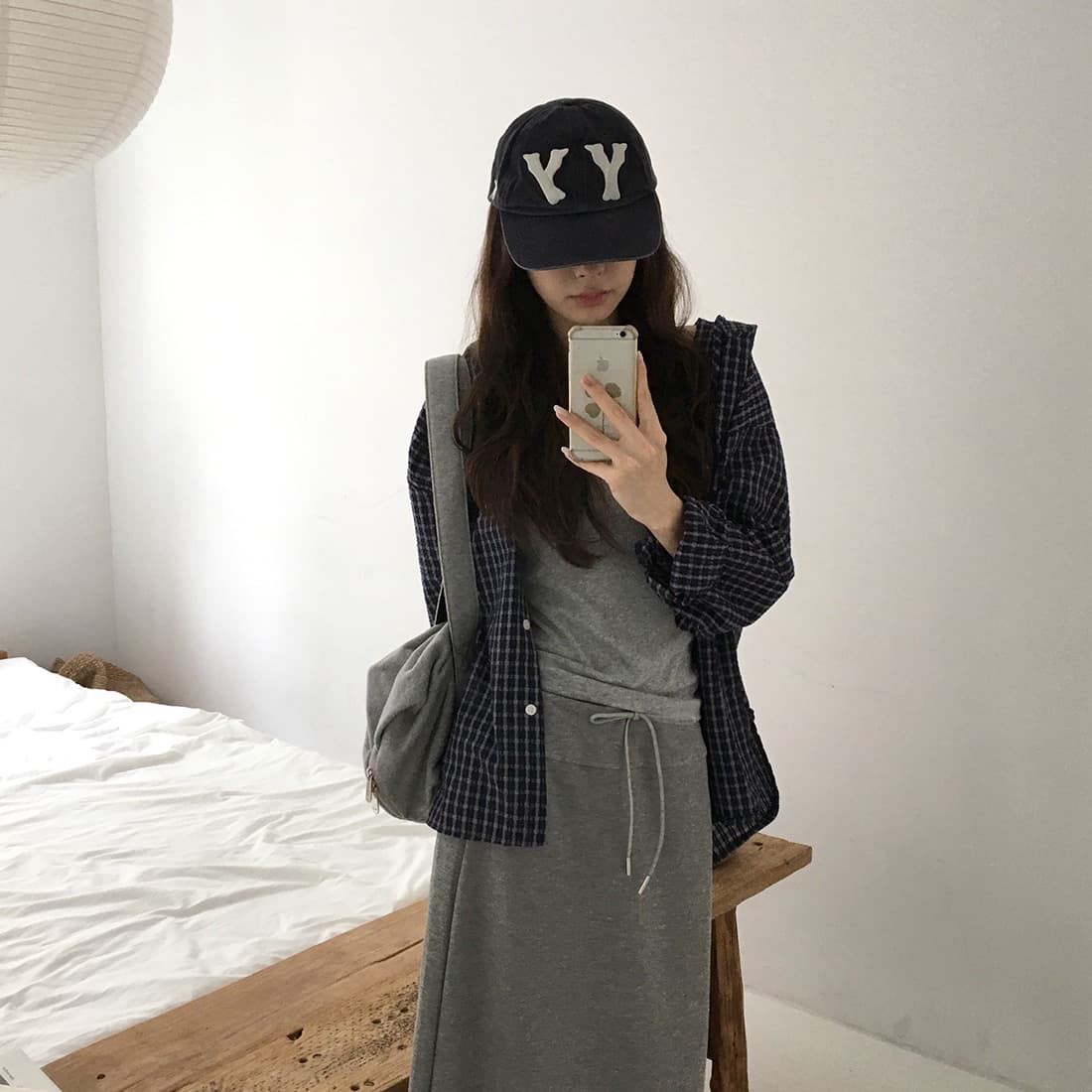 한국 chic 이른 가을 새로운 얇은 스타일 자외선 차단 학원 레트로 체크무늬 느슨함 센스 후드 셔츠 상세 이미지 43