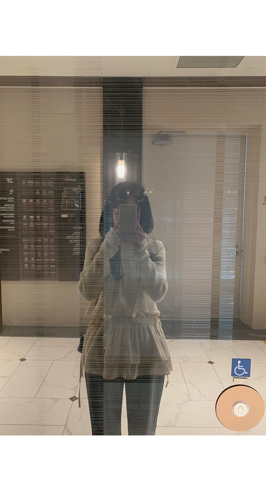 달콤함 소녀 한국 ins 바람 2026 자외선 차단 쉬폰 긴팔 허리 수축 끈 미니 드레스 상세 이미지 9
